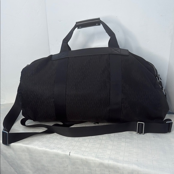 Michael Kors Kent Sport Unisex Weekender Black convertible Travel Bag Duffle - Picture 3 of 8